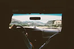 The view from the passenger seat